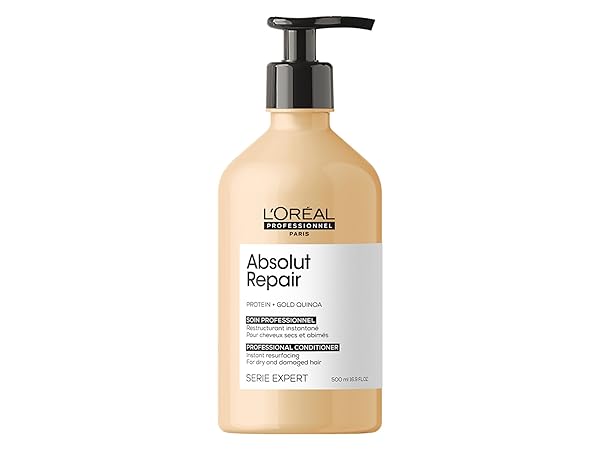 L'Oréal Professionnel Paris Absolut Repair Conditioner – Nourishing Protein Treatment For Dry, Damaged Hair, Repairs Damage & Provides Hair Shine