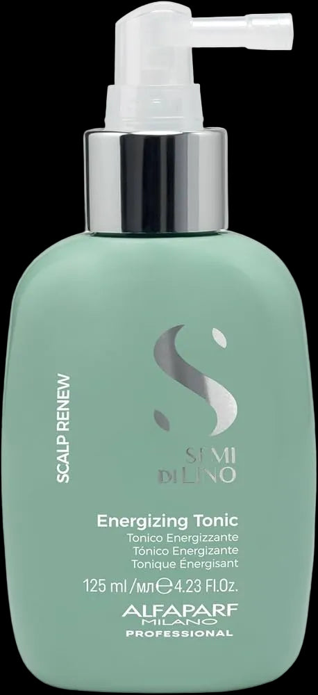 Alfaparf Milano Semi Di Lino Scalp Renew Energizing Tonic for Thinning Hair - Scalp Treatment for Hair Loss & Regrowth - Strengthens and Stimulates Hair Fiber