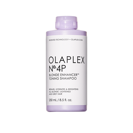 Olaplex No. 4P Blonde Enhancer Purple Toning Shampoo, Repairs, Hydrates, & Brightens All Blonde, Lightened, & Grey Hair