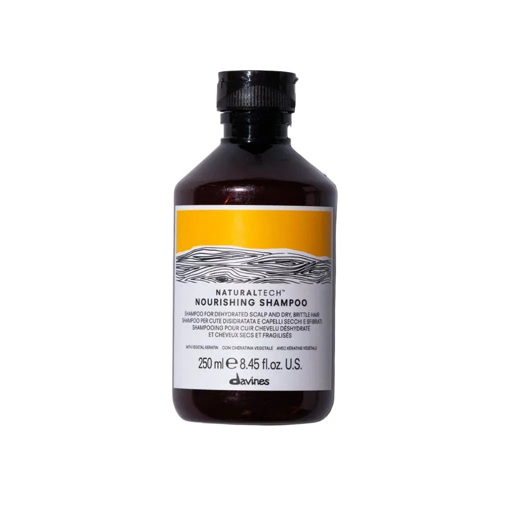 Davines Naturaltech NOURISHING Shampoo & Conditioner, Gentle Cleansing Action For Dehydrated, Dry & Brittle Scalp, Adds Softness & Brightness, Hydrates Unsctructured Hair