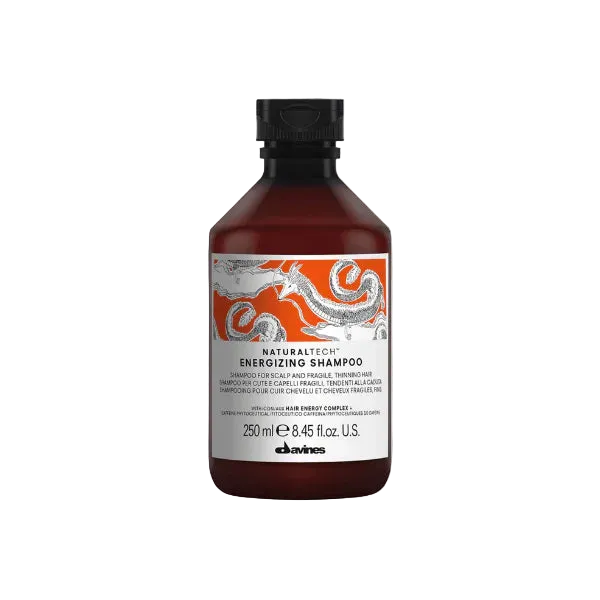Davines Naturaltech ENERGIZING Shampoo Gentle Cleansing And Protection for Fragile Or Thinning Hair, Revitalize And Energize The Scalp