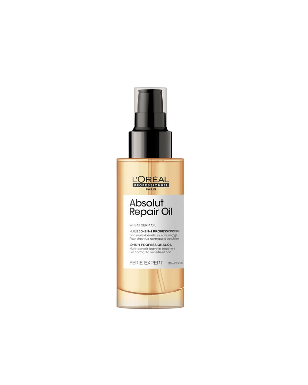 L'Oreal Professionnel Paris Absolut Repair 10-in-1 Oil - Nourishing Multi-Benefit Hair Oil For Dry & Damaged Hair, Repairs Damage Repair & Provides Shine