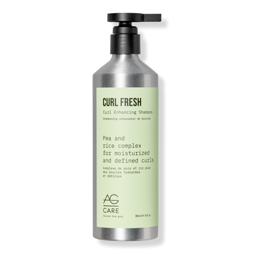 AG Care Curl Fresh Hydrating Shampoo with Pea & Rice Amino Acids - Curl Shampoo to Cleanse Scalp and Retain Moisture for Healthy, Defined Curls