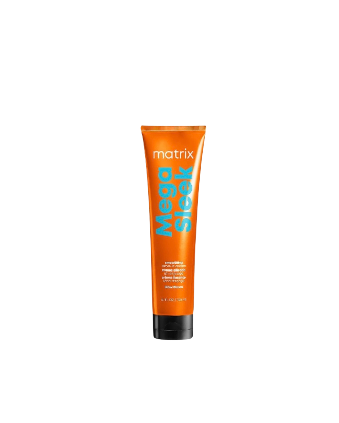Matrix Mega Sleek Blow Down Smoothing Leave-In Cream - Smooths Hair, Detangles, & Tames Frizz, Heat Protectant, For Dry, Damaged & Frizzy Hair