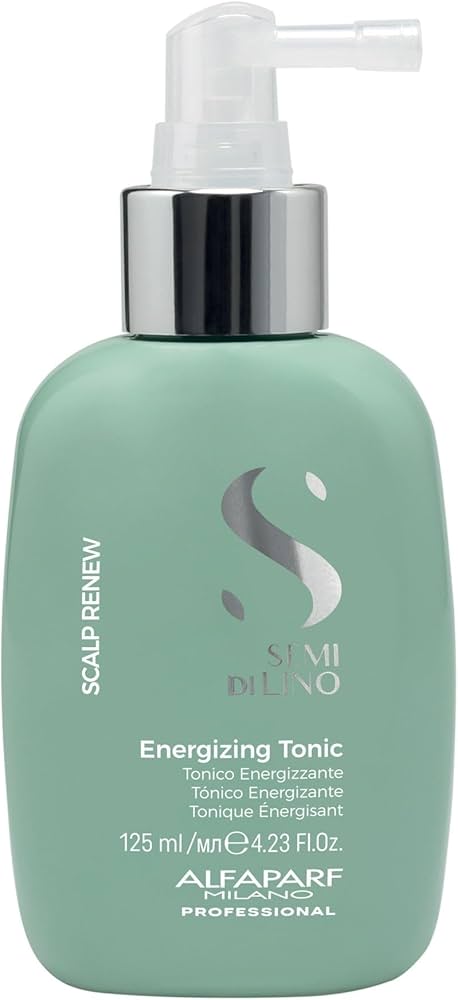 Alfaparf Milano Semi Di Lino Scalp Renew Energizing Tonic for Thinning Hair - Scalp Treatment for Hair Loss & Regrowth - Strengthens and Stimulates Hair Fiber