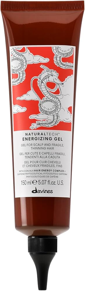 Davines Naturaltech ENERGIZING Gel, Revitalize Thin And Fragile Hair, Light Styling Effect