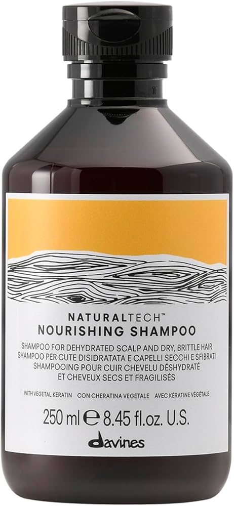 Davines Naturaltech NOURISHING Shampoo & Conditioner, Gentle Cleansing Action For Dehydrated, Dry & Brittle Scalp, Adds Softness & Brightness, Hydrates Unsctructured Hair