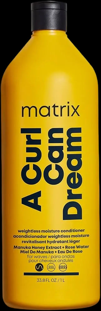Matrix A Curl Can Dream Weightless Moisture Conditioner For Wavy Hair - Moisturizes and Defines Waves with All Day Frizz Control, With Manuka Honey Extract, Silicone-Free