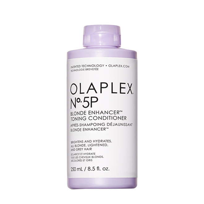 Olaplex No. 5P Blonde Enhancer Purple Toning Conditioner, Repairs, Hydrates, & Brightens All Blonde, Lightened, & Grey Hair