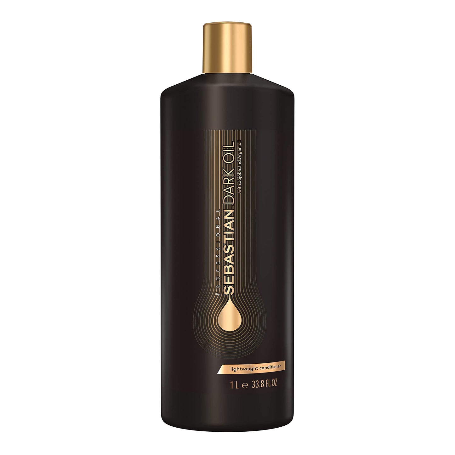 Sebastian Professional Dark Oil Lightweight Conditioner | Infused with Jojoba & Argan Oil for Silky, Smooth Conditioned Hair