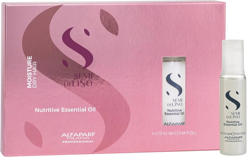 ALFAPARF MILANO Alfaparf Milano Semi Di Lino Hair Oil For And Includes 6 Vials