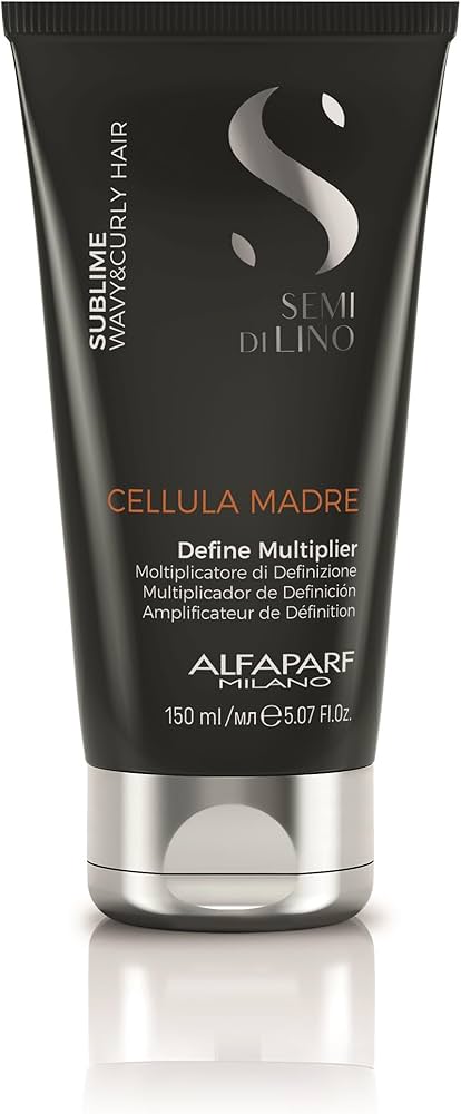 ALFAPARF MILANO Semi di Lino Sublime Cellula Madre Define Multiplier for Wavy and Curly Hair - Adds Definition and Control for Healthy Hair - Protects and Enhances Cosmetic Color