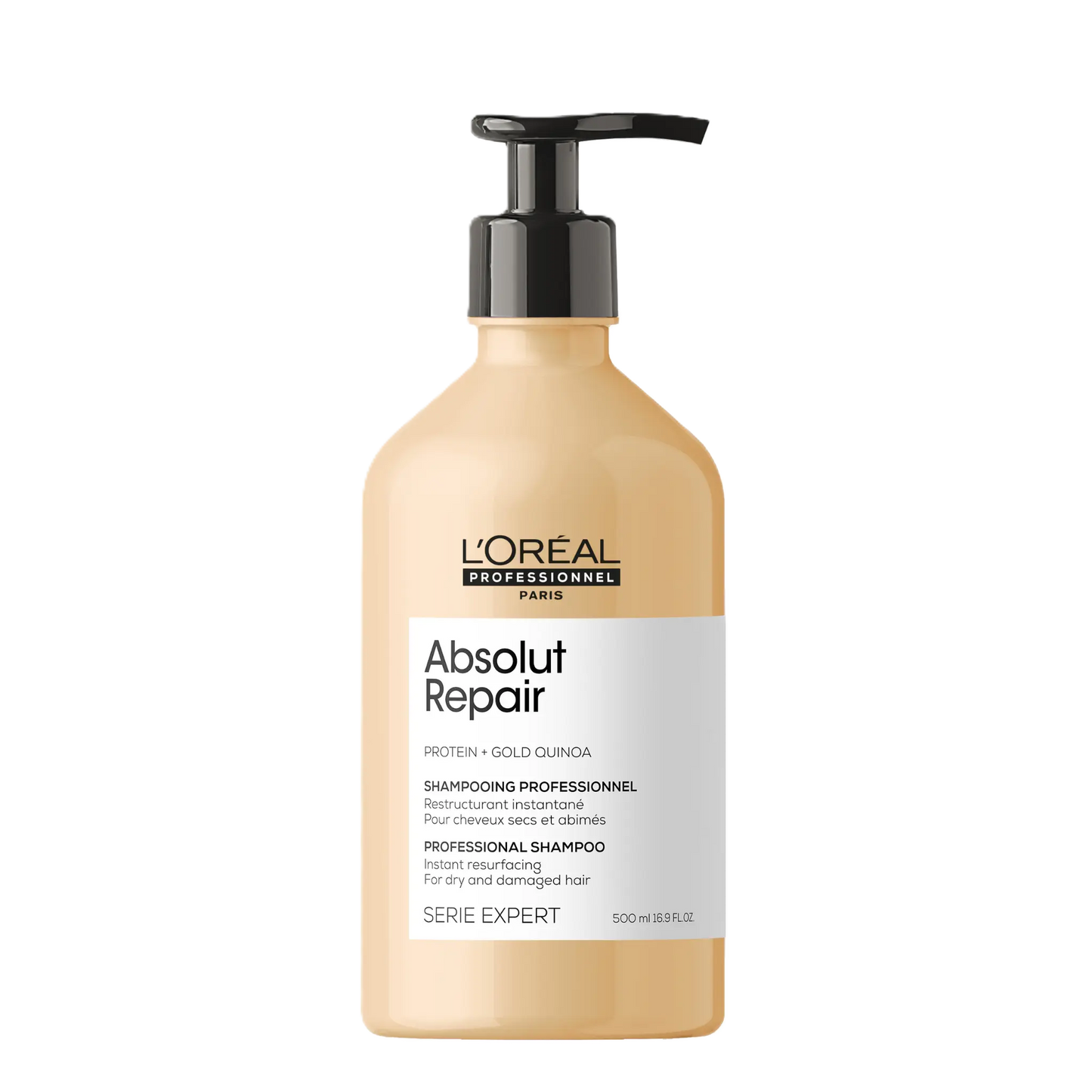 L'Oréal Professionnel Paris Absolut Repair Shampoo – Nourishing Protein Shampoo For Dry, Damaged Hair, Repairs Damage and Provides Shine