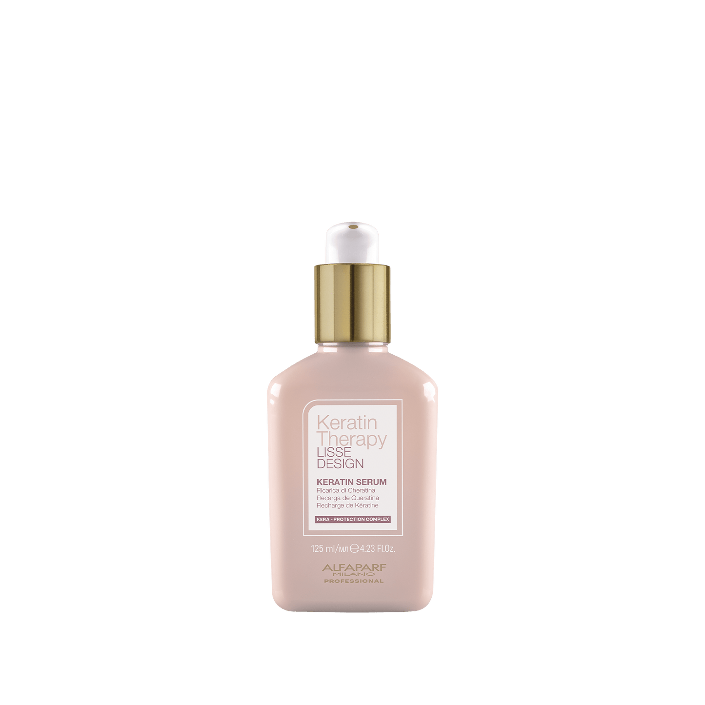 ALFAPARF MILANO Lisse Design Keratin Therapy Hair Serum - Anti-Frizz Control - Smoothing - Heat Protection and Damaged Hair Treatment - Leave-In Collagen and Keratin Protein Serum