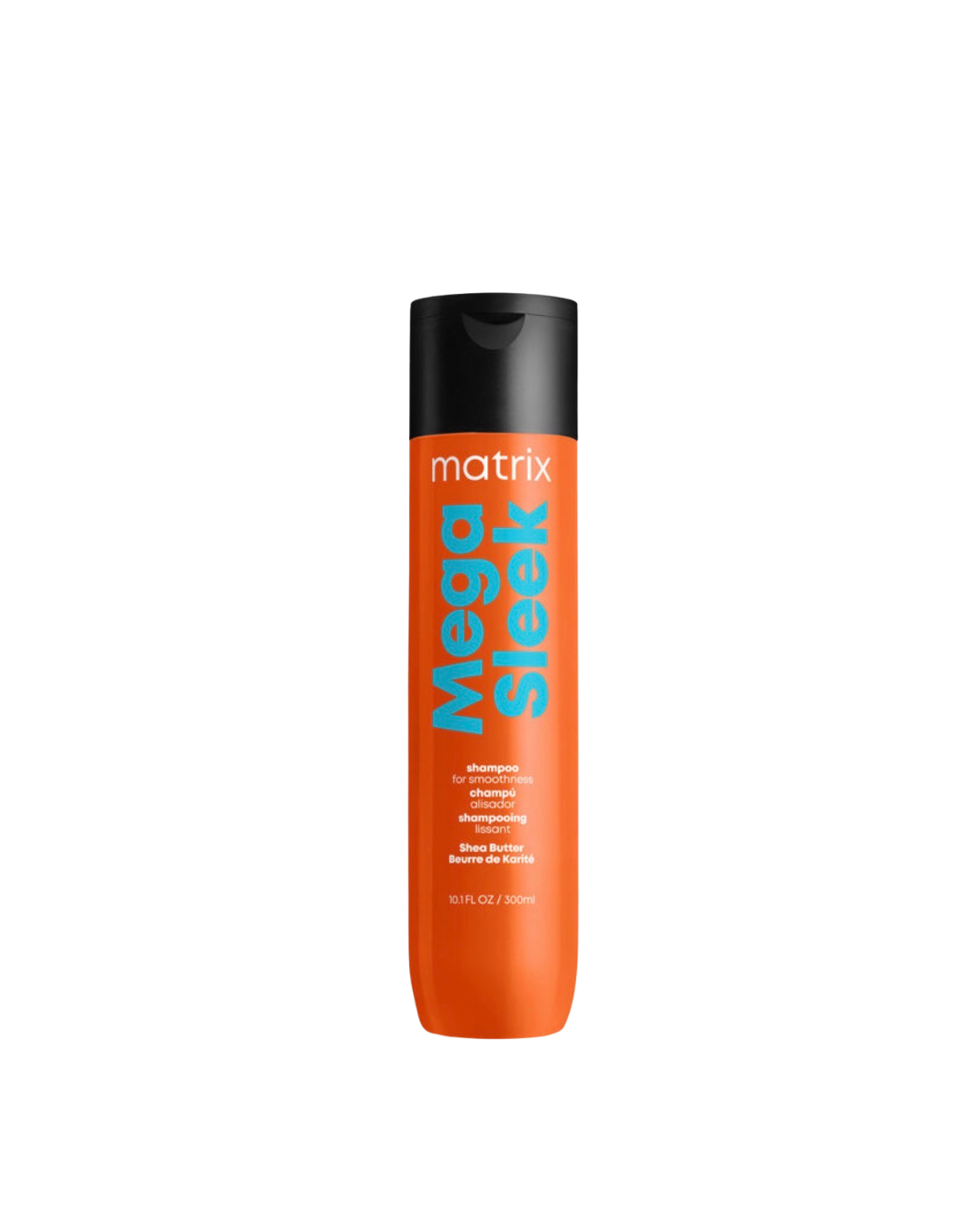 Matrix Mega Sleek Shampoo - Anti-Frizz Moisturizing Shampoo, Smoothing and Detangling, For Dry & Damaged Hair, Salon Professional Formula, With Shea Butter, Vegan