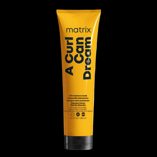 Matrix A Curl Can Dream Rich Mask, Hydrating & Deep Conditioning Leave-In Mask, Curly & Coily Hair, Sulfate & Paraben-Free, Preserves Curl Pattern