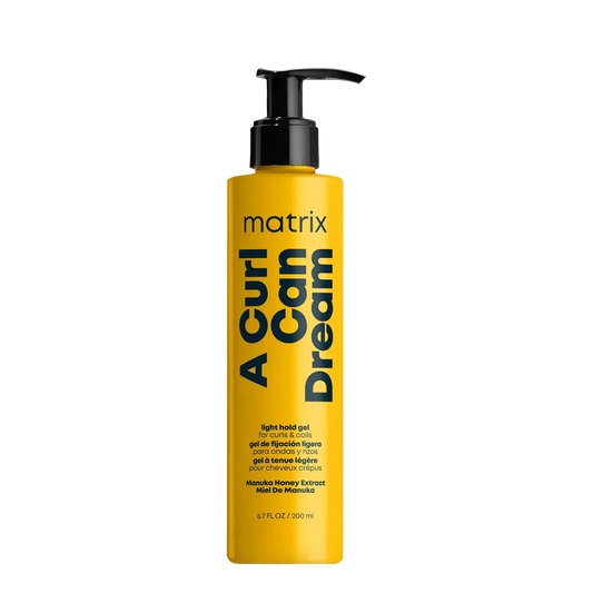 Matrix A Curl Can Dream Light Hold Gel For Curly, Coily, & Wavy Hair - Controls Frizz and Defines Curls Without Flaking or Crunch, Silicone, Sulfate & Paraben-Free, Salon Styling Gel