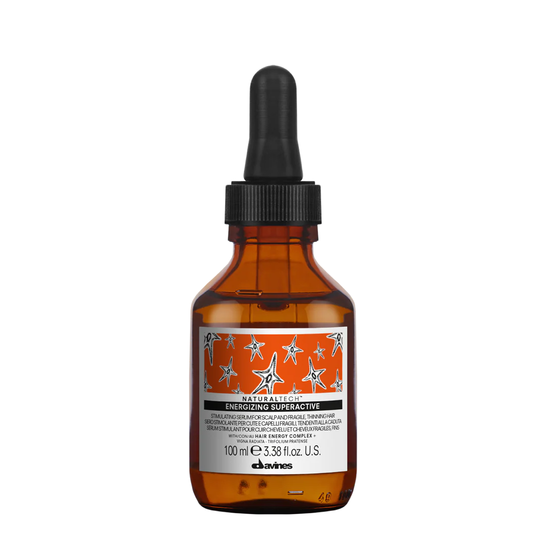 Davines Naturaltech ENERGIZING Superactive Treatment, Reduce Hair Loss, Improve Scalp Tone and Reduce Sebum Production