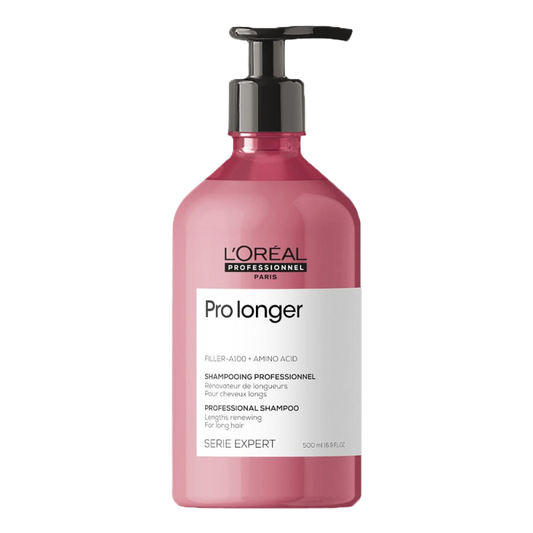 L'Oréal Professionnel Paris Pro Longer Thickening Shampoo - Reduces Breakage & Appearance of Split Ends For Thin & Fine Hair Types, Adds Volume & Shine
