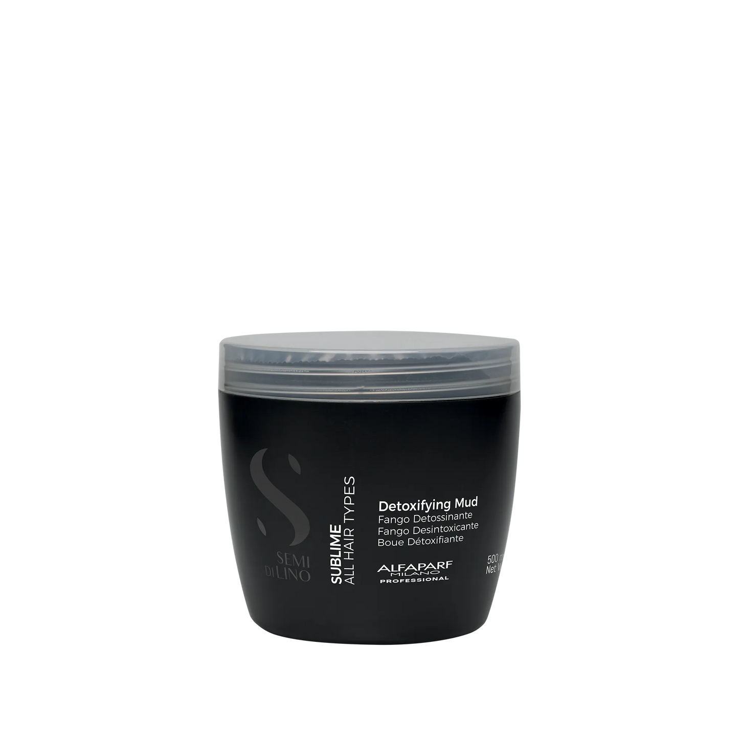 Alfaparf Milano Semi Di Lino Sublime Detoxifying Deep Cleansing Mud Treatment - Safe on Color Treated Hair - Clay-Based Detox for Hair