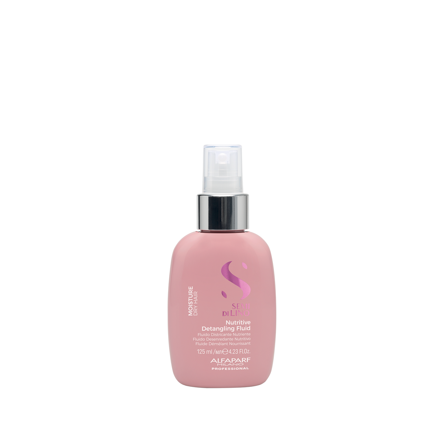 Alfaparf Milano Semi di Lino Moisture Nutritive Leave-In Hair Detangler with Thermal Protection - Professional Detangling Spray Conditioner for Dry Hair