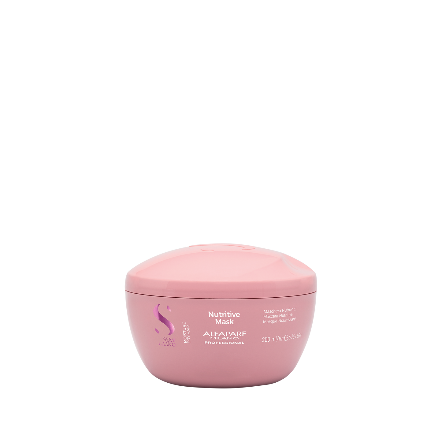 Alfaparf Milano Semi Di Lino Moisture Nutritive Mask for Dry Hair - Safe on Color Treated Hair - Sulfate, Paraben and Paraffin Free