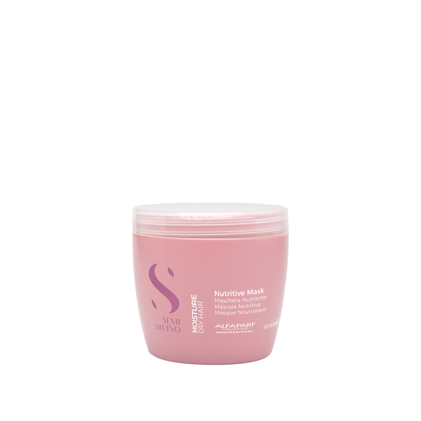Alfaparf Milano Semi Di Lino Moisture Nutritive Mask for Dry Hair - Safe on Color Treated Hair - Sulfate, Paraben and Paraffin Free