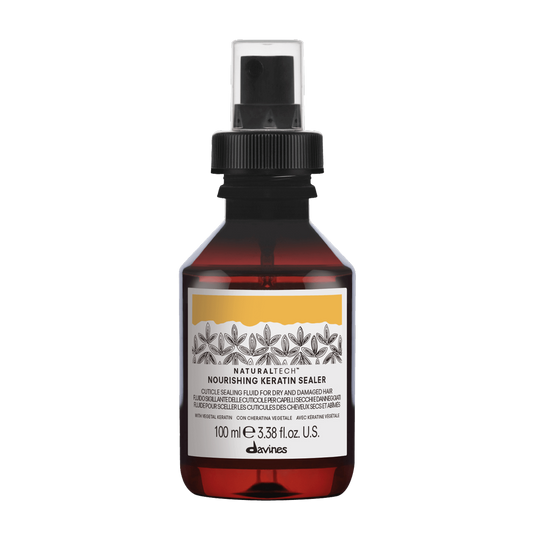 Davines Naturaltech NOURISHING Keratin Sealer, No Rinse Softening And Protection to Strengthen And Defend Against Split Ends