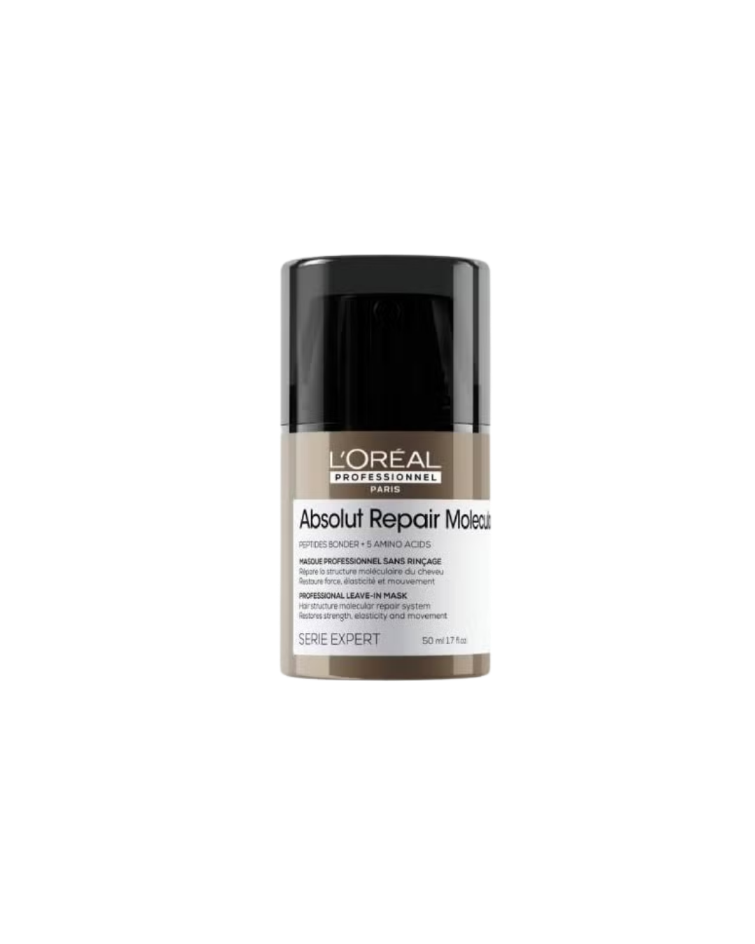 L'Oréal Professionnel Paris Absolut Repair Molecular Leave In Mask - Smooths and Strengthens Hair For All Damaged Hair Types, Protects from Heat