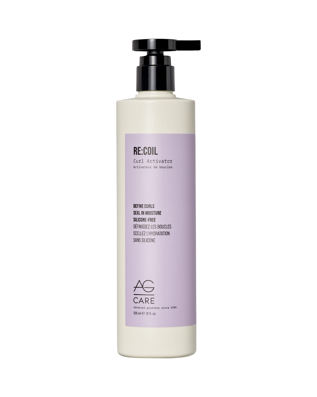 AG Care Re:Coil Curl Activator Curl Cream with Keratin Amino Acids - Ultra-Nourishing Curly Hair Cream for Defined, Healthy Curls
