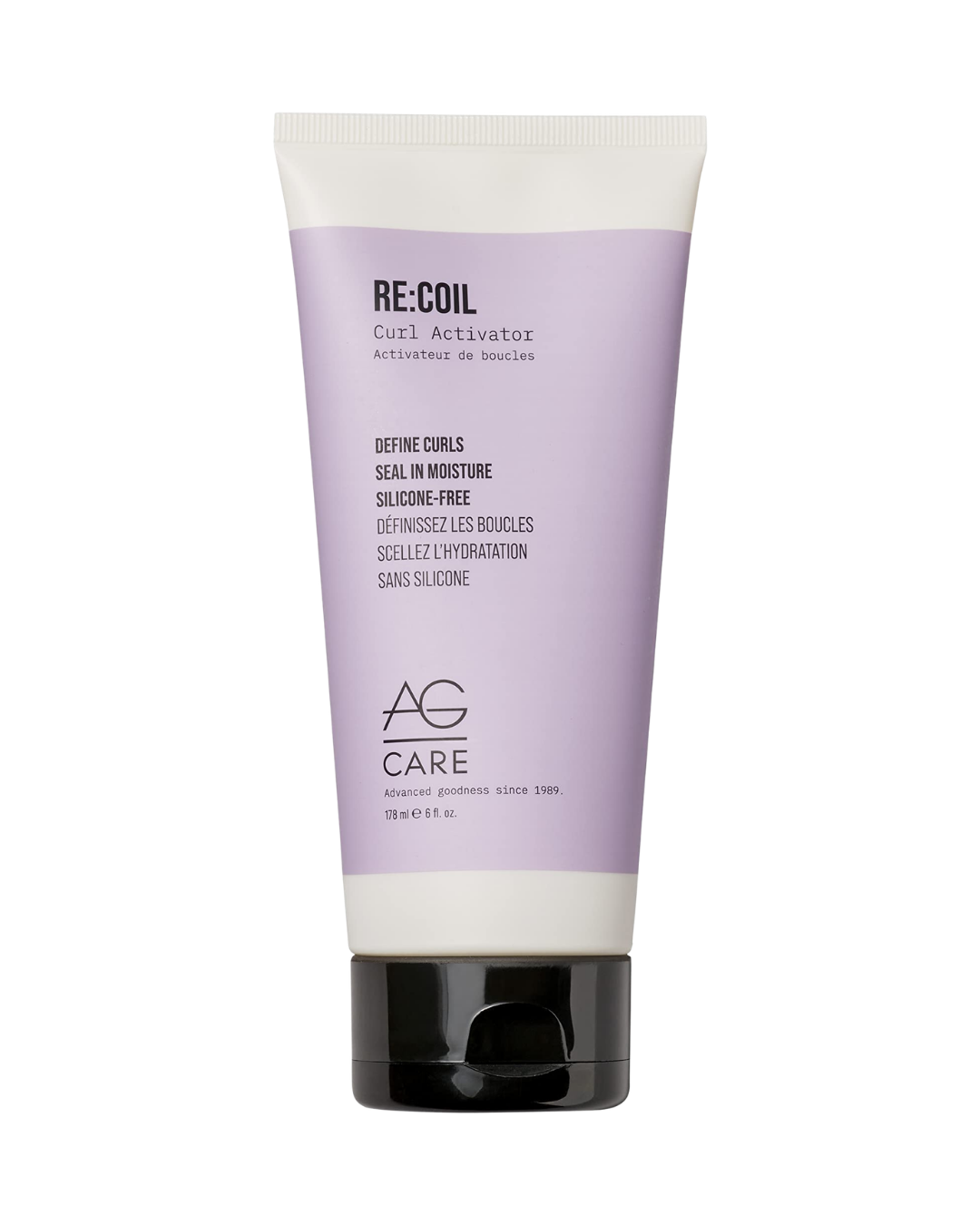 AG Care Re:Coil Curl Activator Curl Cream with Keratin Amino Acids - Ultra-Nourishing Curly Hair Cream for Defined, Healthy Curls